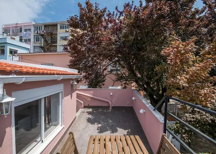 Rooftop With Terrace And A View By Amoreiras Apartament Lizbona