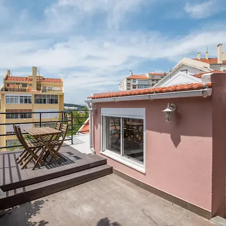 Apartment Rooftop With Terrace And A View By Amoreiras Lisbon
